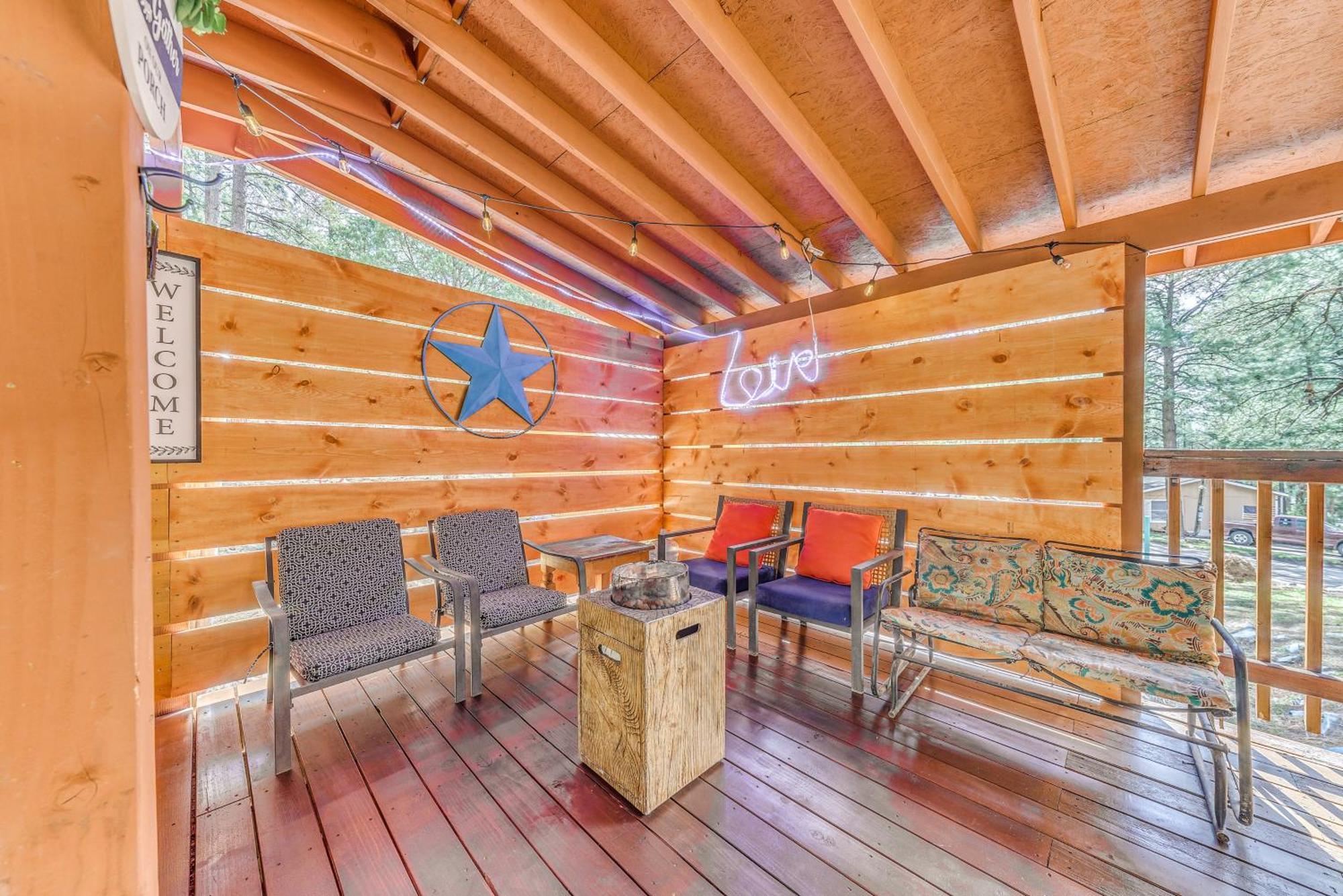 Ruidoso Cabin With Hot Tub - 2 Mi To Grindstone Lake 외부 사진
