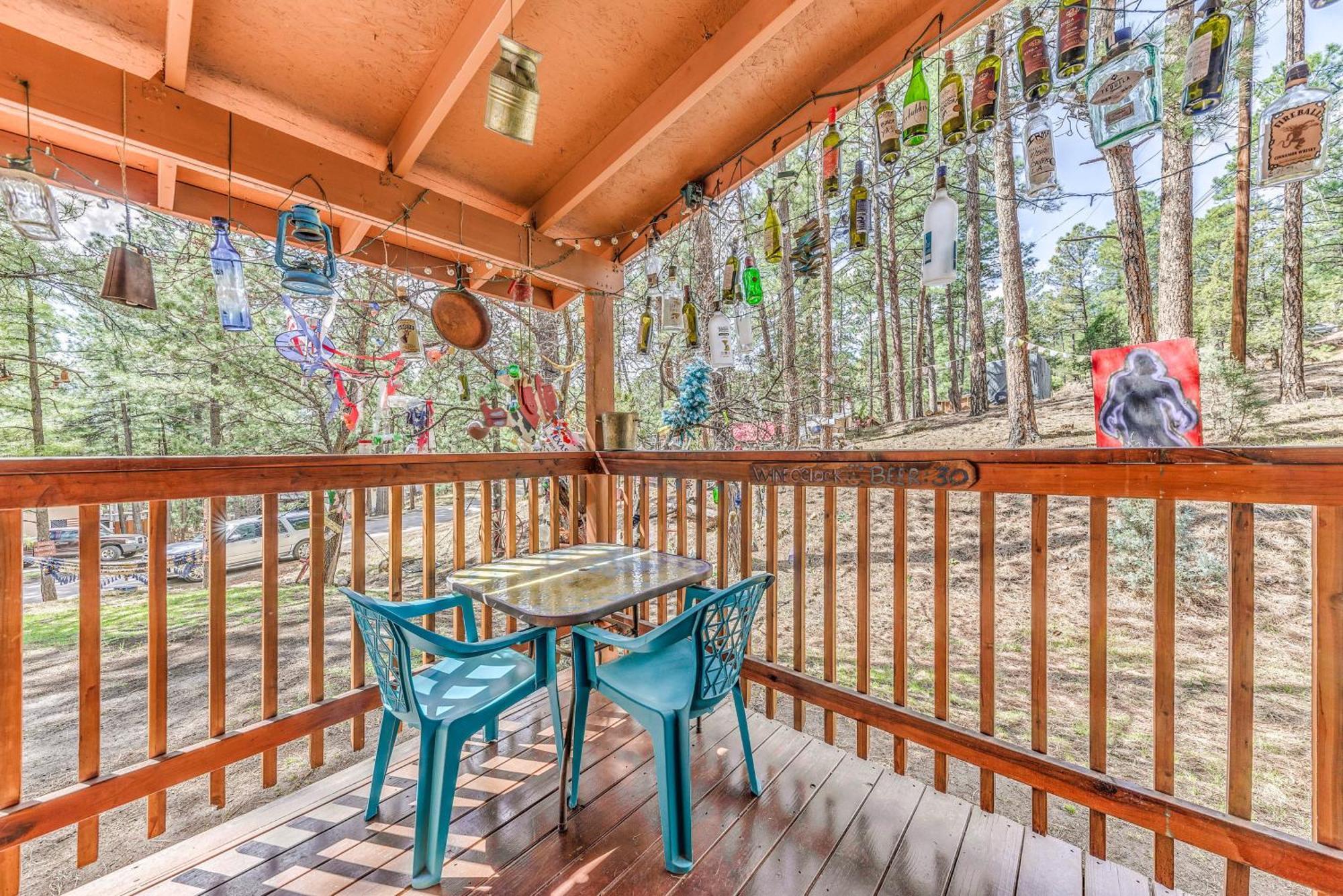 Ruidoso Cabin With Hot Tub - 2 Mi To Grindstone Lake 외부 사진